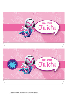 KIT IMPRIMIBLE Spider Ghost Gwen - comprar online