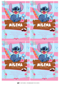 KIT IMPRIMIBLE STITCH DISNEY - comprar online