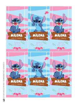 Imagen de KIT IMPRIMIBLE STITCH DISNEY