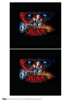 KIT IMPRIMIBLE STRANGER THINGS - tienda online