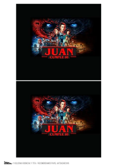 KIT IMPRIMIBLE STRANGER THINGS - tienda online