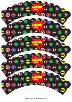 KIT IMPRIMIBLE SUPERHEROES AVENGERS en internet