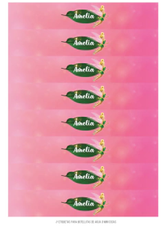 Kit imprimible Tinkerbell - comprar online