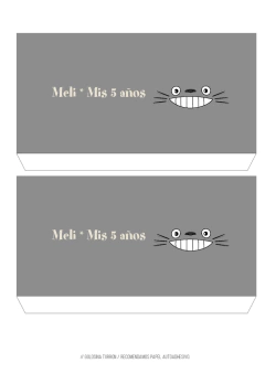 Kit imprimible Totoro - tienda online