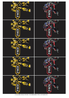 KIT IMPRIMIBLE Transformers - tienda online