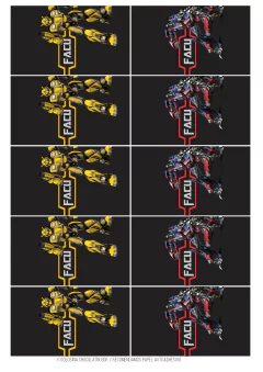 KIT IMPRIMIBLE Transformers - tienda online