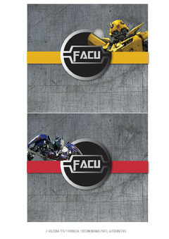 Imagen de KIT IMPRIMIBLE Transformers