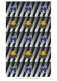 KIT IMPRIMIBLE Transformers - comprar online
