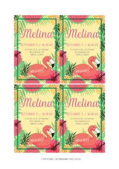 Kit imprimible Tropical - Tres Cerditos Kits Imprimibles