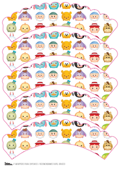 Kit imprimible Tsum tsum - tienda online