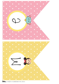 Kit imprimible Tsum tsum - comprar online
