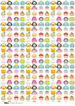 Kit imprimible Tsum tsum