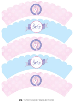Kit imprimible Unicornio & cupcakes - comprar online