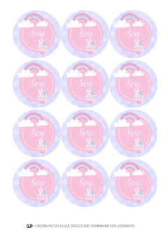 Kit imprimible Unicornio & cupcakes