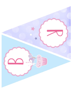 Kit imprimible Unicornio & cupcakes - Tres Cerditos Kits Imprimibles