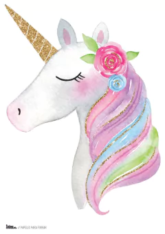 KIT IMPRIMIBLE UNICORNIO - Tres Cerditos Kits Imprimibles