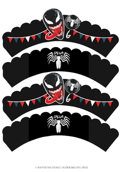 Kit imprimible Venom | PDF editable - comprar online