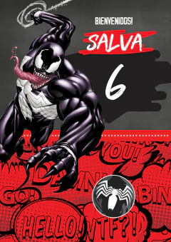 Kit imprimible Venom | PDF editable - Tres Cerditos Kits Imprimibles