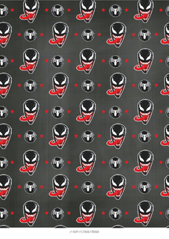 Kit imprimible Venom | PDF editable - tienda online