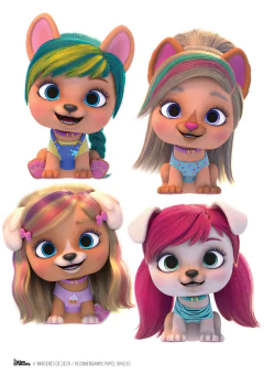 Kit imprimible VIP Pets | PDF editable