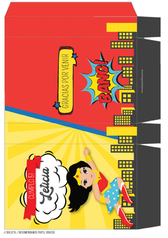 KIT IMPRIMIBLE Wonder Woman - tienda online