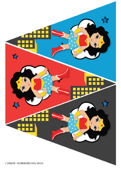 KIT IMPRIMIBLE Wonder Woman - comprar online