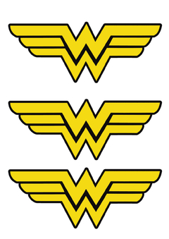 KIT IMPRIMIBLE Wonder Woman - tienda online