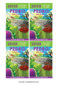 KIT IMPRIMIBLE PLANTAS VS ZOMBIES - comprar online