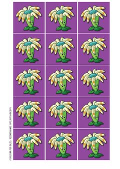 KIT IMPRIMIBLE PLANTAS VS ZOMBIES