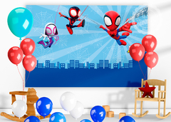 Spidey y amigos Banner para fiestas / Listo para imprimir!