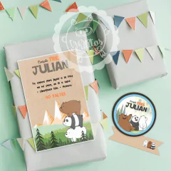 KIT IMPRIMIBLE OSOS ESCANDALOSOS