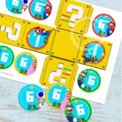 CAJAS IMPRIMIBLE Super Mario Bros y Princesa Peach | PDF editable en internet