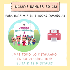 Banner circular bebes llorones