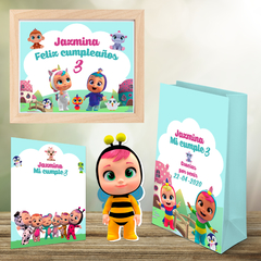 kit imprimible de Bebés Llorones Cry Babies decoración candybar