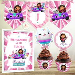 kit imprimible gabby y la casa de muñecas Gabby Dollhouse