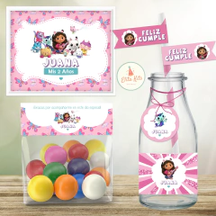 kit imprimible gabby y la casa de muñecas Gabby Dollhouse