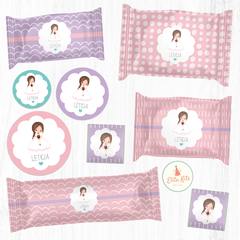 Kit imprimible comunión niña, personalizado - Kits Imprimibles - Elita Kits Digitales