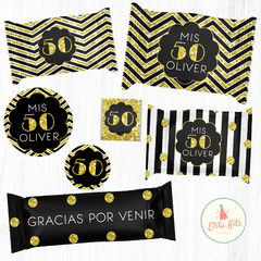 Kit imprimible 50 años hombre