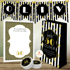 Kit imprimible 50 años hombre
