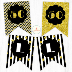 Kit imprimible 50 años hombre