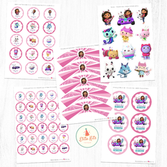 Kit Imprimible Gabby´s Dollhouse, Personalizado - comprar online