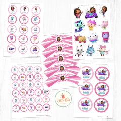 Kit Imprimible Gabby´s Dollhouse, Personalizado - comprar online