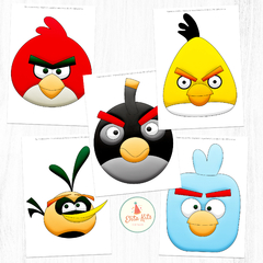Kit imprimible Angry Birds, personalizado en internet