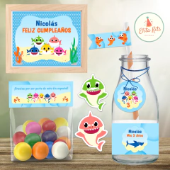 Kit imprimible Baby Shark