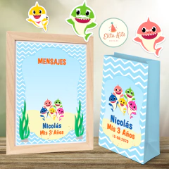 Kit imprimible Baby Shark