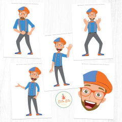 Kit Imprimible Blippi, personalizado en internet