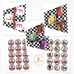 Kit Imprimible Cars decoracion cumpleaños