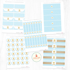 Kit Imprimible Corona Nene, personalizado en internet