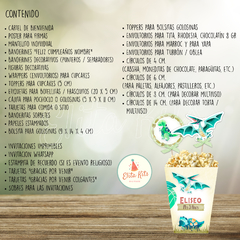 Kit imprimible dinosaurios cumpleaños candybar