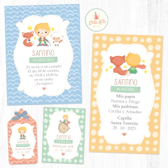 Kit Imprimible El Principito tarjetas e invitación digital para whatsapp